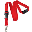 Brady 5/8-inch Detachable Breakaway Lanyard - Red