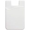 Brady Adhesive Silicone Phone Card Wallet - White