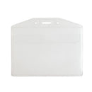 Brady Horizontal Vinyl Badge Holder with Flap Closure - Horizontal