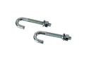 Representative hook, nut and washer mounting hardware for 23-inch backdrop wall bracket
