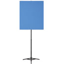 Portable photo backdrop stand system without backdrop