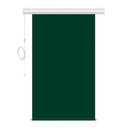 Green chroma key motorized backdrop, white casing, 48 x 84