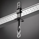 Black T-bar clips for manual retractable photo backdrops
