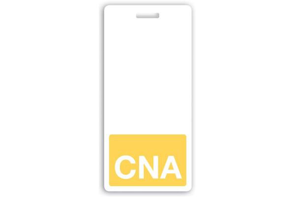 CNA Vertical White Text Badge Buddy- 25 - All Things Identification