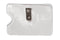 Orange Peel Texture Vinyl Horizontal Side-Load Badge Holder with 2-Hole Clip, 3.5" x 2.3" - All Things Identification