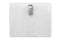 Clear Vinyl Horizontal Badge Holder with 2-Hole Clip, 3.94" x 3.03" - All Things Identification