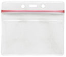 Sealable Badge Holder Horizontal - Slot Chain Holes 1815-1010 - All Things Identification