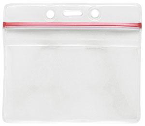 Sealable Badge Holder Horizontal - Slot Chain Holes 1815-1010 - All Things Identification