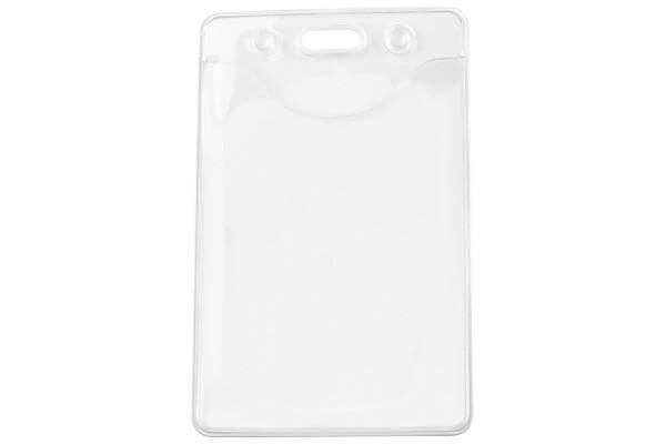 Soft ID card holder clear with Clip