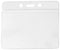 Clear Horizontal 4 1-4" x 4 3-8" Color Bar Vinyl Badge Holder - 100 Badge Holders 1820-1100 - All Things Identification