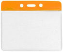 Horizontal  Color Bar Vinyl Badge Holder - 100 Badge Holders 1820-1110 - All Things Identification