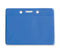 Blue Horizontal  Color-Back Vinyl Badge Holder  - 100 Badge Holders 1820-2002 - All Things Identification