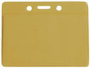 Horizontal  Color-Back Vinyl Badge Holder  - 100 Badge Holders 1820-2007 - All Things Identification
