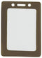 Vertical  Color-Frame Vinyl Badge Holder  - 100 Badge Holders 1820-3003 - All Things Identification