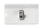 Clear Rigid Vinyl Horizontal Name Tag Holder with 2-Hole Clip 3.5" x 2" 1825-2520 - All Things Identification