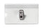 Clear Rigid Vinyl Horizontal Name Tag Holder with 2-Hole Clip 3.5" x 2" 1825-2520 - All Things Identification