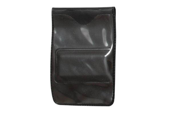 Black Vinyl Vertical Top-Load Magnetic Badge Holder 2.5" x 3.38" 1835-1150 - All Things Identification