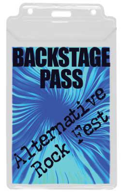 Clear Vinyl Vertical Holder with Tuck-In Flap, 3.5" x 5.63" - All Things Identification