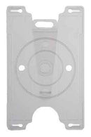 Colored Rigid Hard Plastic Convertible Card Holder - 100 Badge Holder 1840-3010 - All Things Identification