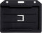 Black Horizontal 2-Sided Multi-Card Holder 3.65" x 2.94" - All Things Identification