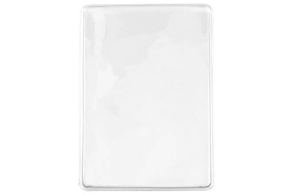 Clear Vinyl Horizontal Business Card Holder 2.3" x 3.38" - All Things Identification