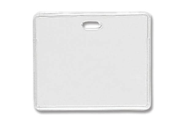 Horizontal  Proximity Card Badge Holder with Slot Qty 100 1840-5010 - All Things Identification