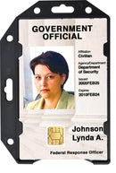 Black CardProtectors™ Rigid Shielded 1-Card Holder 3.38 x 2.13" 1840-5091 - All Things Identification