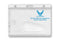 Economy Frosted Horizontal Side-Load Card Dispenser 1840-6000 - All Things Identification