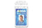Clear Plastic Vertical Permanent Locking Card Holder 2.125" x 3.375" 1840-6045 - All Things Identification