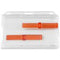 Frosted Rigid Plastic Horizontal 2-Card Dispenser with Extractor Slides 3.58" x 2.46" 1840-640 - All Things Identification