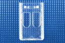 Frosted Rigid Plastic Vertical 2-Card Access Card Dispenser 2.28" x 3.6" 1840-6550 - All Things Identification