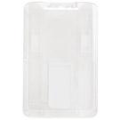 B-Holder Clear Rigid Hard Plastic Vertical Holder 2.13" x 3.38" 1840-6640 - All Things Identification