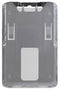 B-Holder Black Rigid Hard Plastic Vertical Holder 2.13" x 3.38" 1840-6641 - All Things Identification