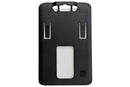 B-Holder Black Rigid Hard Plastic Vertical Holder 2.13" x 3.38" 1840-6641 - All Things Identification