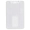 B-Holder Metallic White Rigid Hard Plastic Vertical Holder 2.13" x 3.38" 1840-6648 - All Things Identification