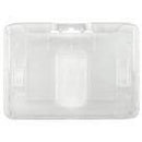 B-Holder Clear Rigid Hard Plastic Horizontal Holder 3.38" x 2.13" 1840-6650 - All Things Identification