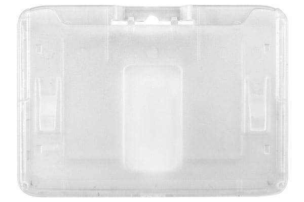 B-Holder Clear Rigid Hard Plastic Horizontal Holder 3.38" x 2.13" 1840-6650 - All Things Identification