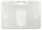 B-Holder Clear Rigid Hard Plastic Horizontal Holder 3.38" x 2.13" 1840-6650 - All Things Identification