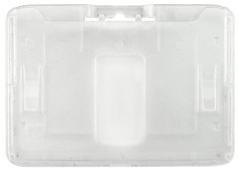 B-Holder Clear Rigid Hard Plastic Horizontal Holder 3.38" x 2.13" 1840-6650 - All Things Identification