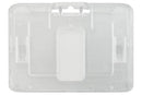 B-Holder Clear Rigid Hard Plastic Horizontal Holder 3.38" x 2.13" 1840-6650 - All Things Identification