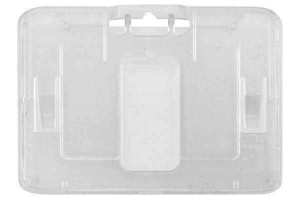 B-Holder Clear Rigid Hard Plastic Horizontal Holder 3.38" x 2.13" 1840-6650 - All Things Identification