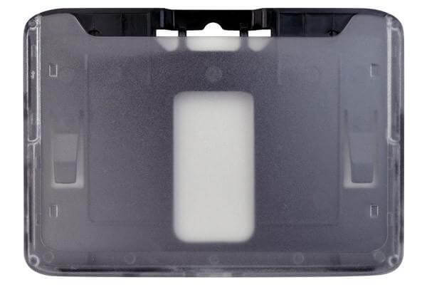 B-Holder Black Rigid Hard Plastic Horizontal Holder 3.38" x 2.13" 1840-6651 - All Things Identification