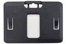 B-Holder Black Rigid Hard Plastic Horizontal Holder 3.38" x 2.13" 1840-6651 - All Things Identification