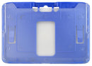 B-Holder Metallic Blue Rigid Hard Plastic Horizontal Holder 3.38" x 2.13" 1840-6652 - All Things Identification