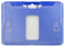 B-Holder Metallic Blue Rigid Hard Plastic Horizontal Holder 3.38" x 2.13" 1840-6652 - All Things Identification