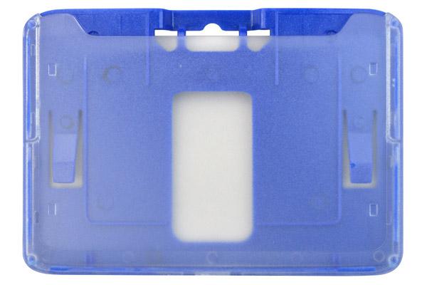 B-Holder Metallic Blue Rigid Hard Plastic Horizontal Holder 3.38" x 2.13" 1840-6652 - All Things Identification