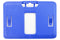 B-Holder Metallic Blue Rigid Hard Plastic Horizontal Holder 3.38" x 2.13" 1840-6652 - All Things Identification