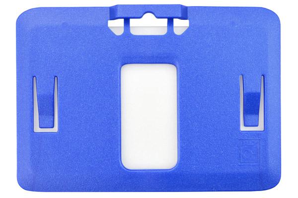 B-Holder Metallic Blue Rigid Hard Plastic Horizontal Holder 3.38" x 2.13" 1840-6652 - All Things Identification
