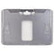 B-Holder Metallic Gray Rigid Hard Plastic Horizontal Holder 3.38" x 2.13" 1840-6657 - All Things Identification