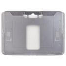 B-Holder Metallic Gray Rigid Hard Plastic Horizontal Holder 3.38" x 2.13" 1840-6657 - All Things Identification